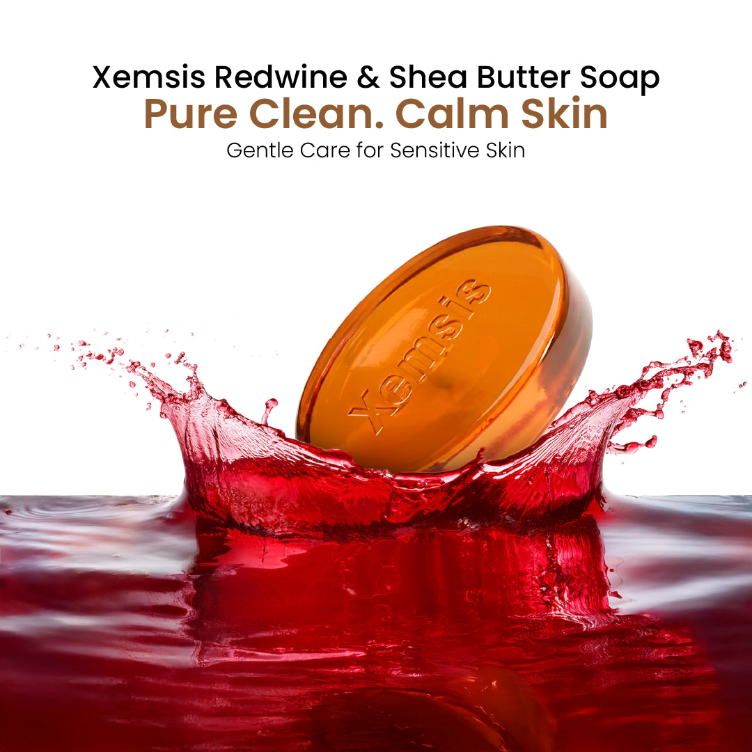 Xemsis Redwine Soap with Shea Butter